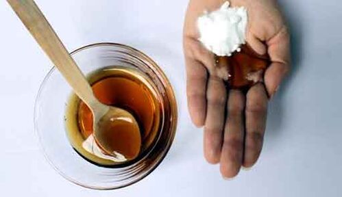 Bir üyeyi arttırmak için ballı bir soda tozu karışımı